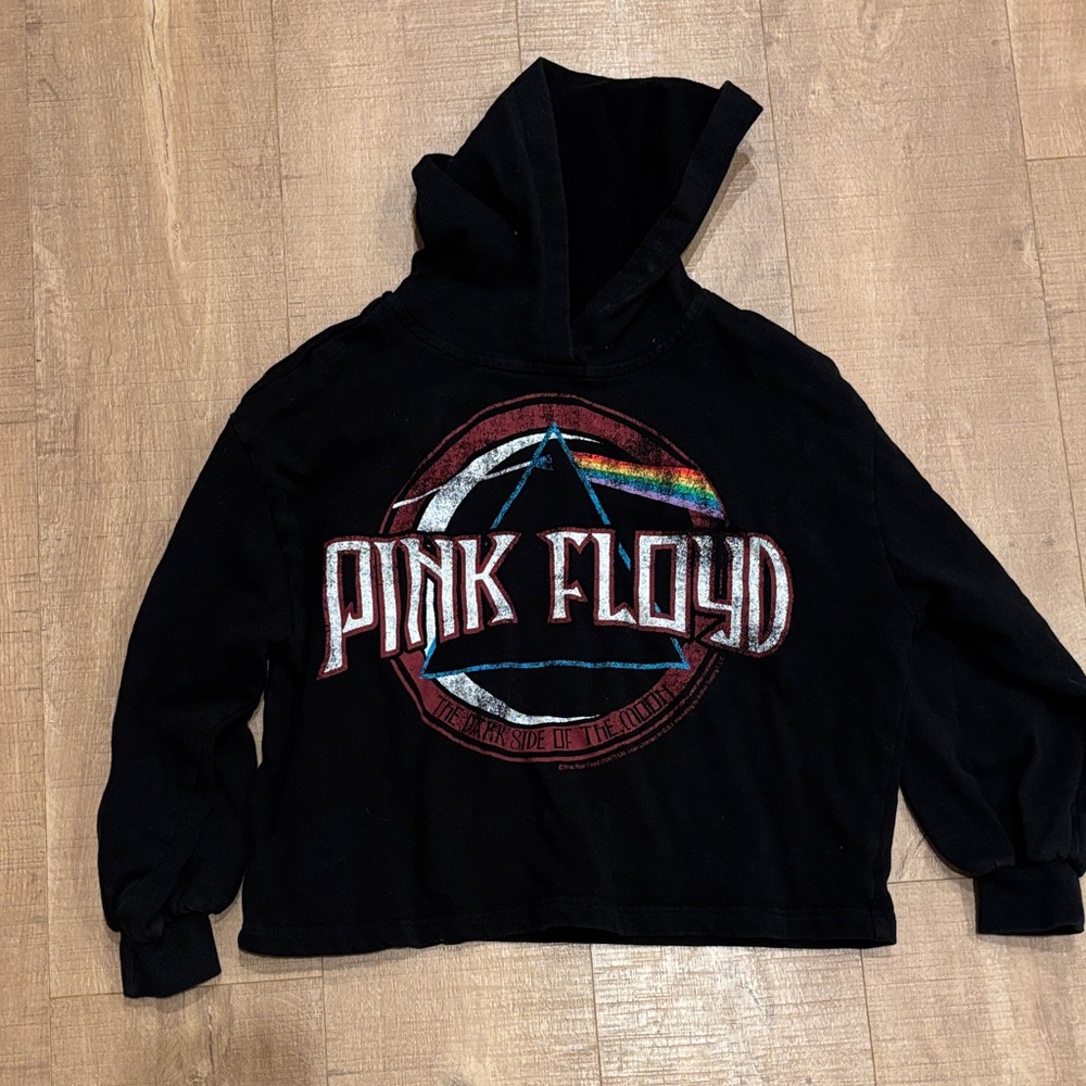 Pink Floyd cropped hoodie sweatshirt girls 14 or women’s XS